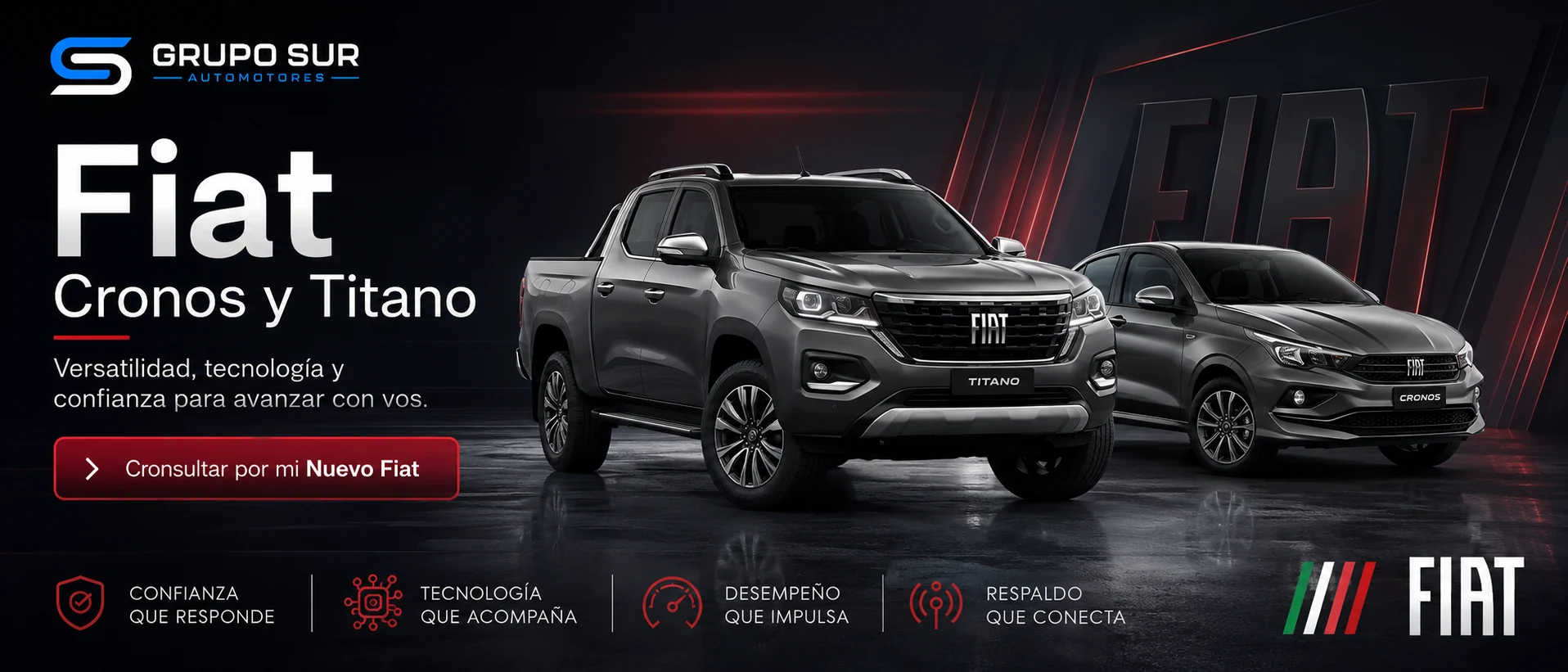 Fiat Cronos y Titano - Grupo Sur Automotores